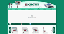 Desktop Screenshot of crowndigitalscales.com